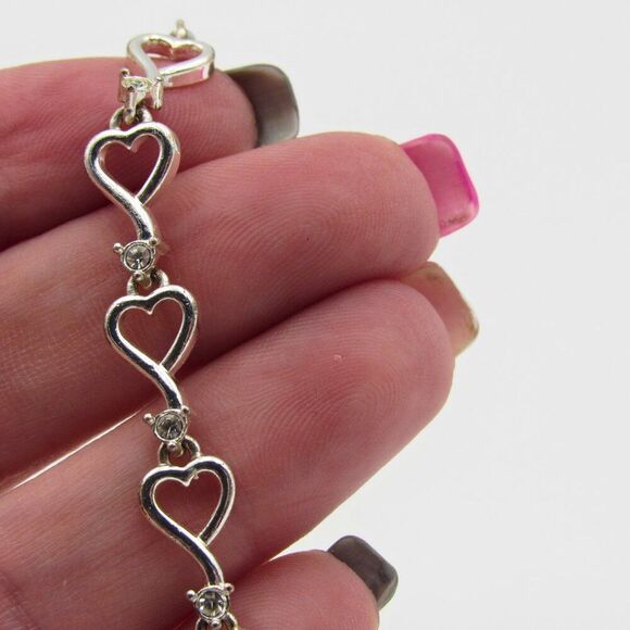 2 piece Fashion Silver Bracelet Duo - Picture 4 of 5